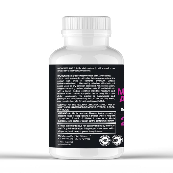 Optimus MULTIVITAMINAS Y MINERALES - 1 al día, repleto de 22 elementos esenciales - Apoyo inmunológico | Metabolismo Energético | Salud ósea | Apoyo cognitivo y más… – Para mujeres y hombres
