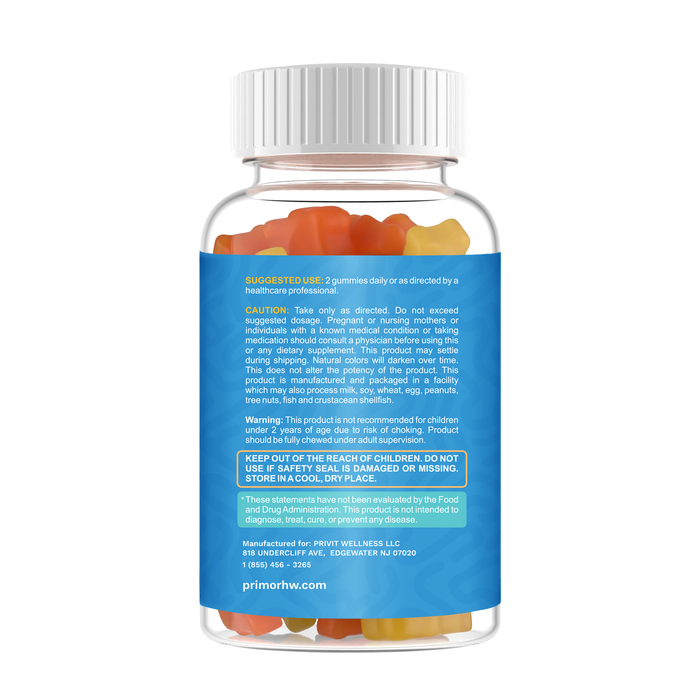 Optimus KIDS Vitamins & Minerals Gummies 11 Vitamins & Minerals for Overall Health and Immune Support -Delicious Flavor – Vegetarian – Gluten Free – 100% Natural - Ages 2+ Made in USA- 90 Gummies